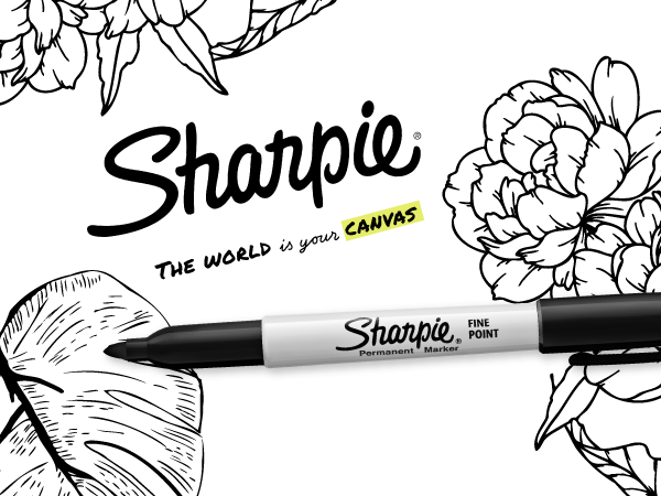 Sharpie Retractable Permanent Markers, Fine Tip, Black, 12 Count - Desk, Classroom, Office Supplies