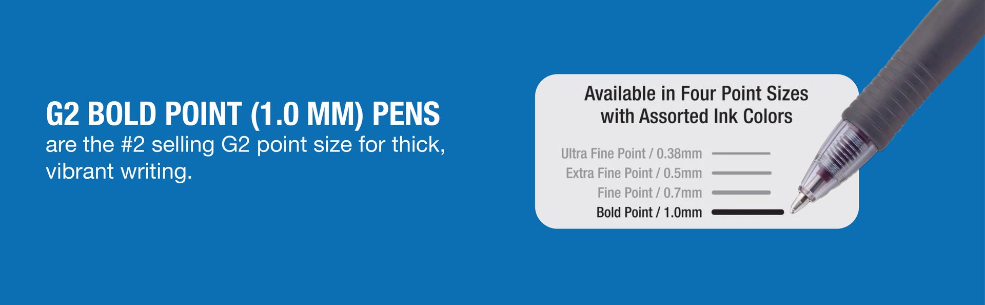 Pilot G2 Premium Gel Roller Pen, Retractable and Refillable, Bold Point 1 mm, Blue Ink, 36 Count