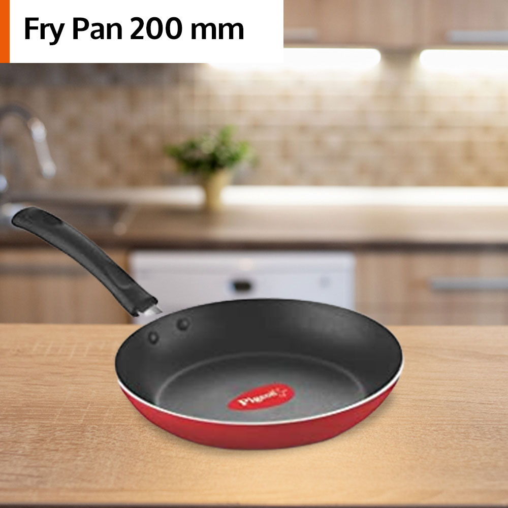 Pigeon Aluminium Non Stick Tawa-Fry Pan Gift Set (Red) - Duo Pack