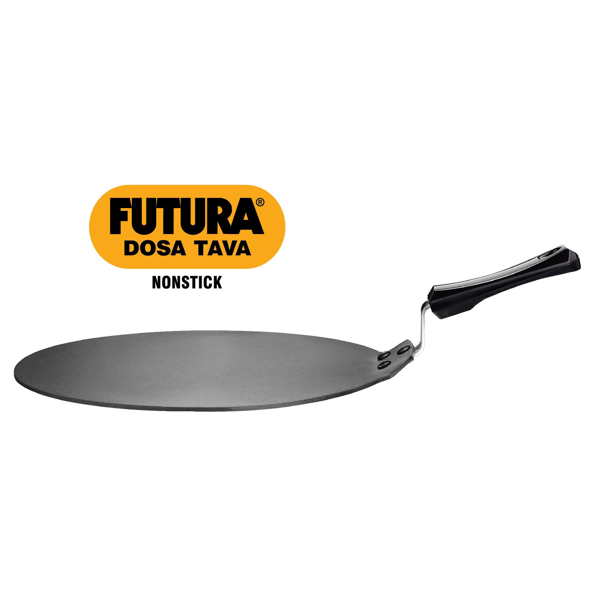 Hawkins Futura Nonstick Dosa Tava, Diameter 33 cm, Thickness 4.88 mm (NDT33)