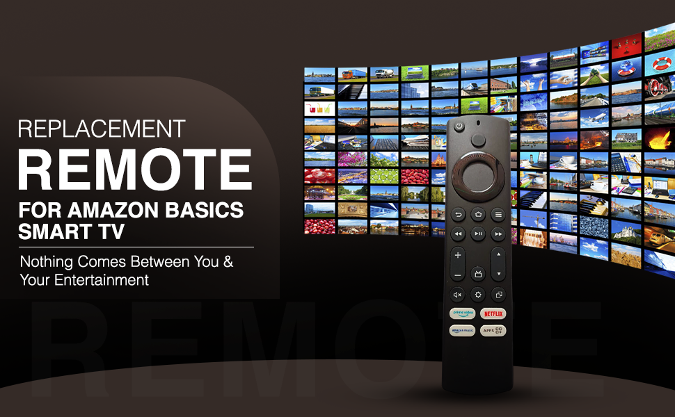 Upix Compatible Smart TV LCD/LED Remote No. 989 | No Voice | Netflix & Prime Video Buttons | Exact Match Required