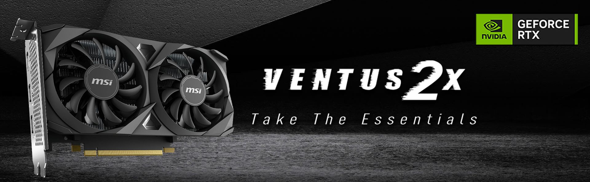 MSI GeForce RTX 3050 Ventus 2X E 6G OC PCI_E Graphic Card - Nvidia Geforce RTX 3050 Gpu, 6Gb GDDR6 96-Bit Memory, 14 Gbps, PCI Express Gen 4 x16Interface, Up to 1492 Mhz, Dual Fan