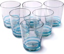 Orion Turquoise Sepentine 12 oz Short - Set of 6