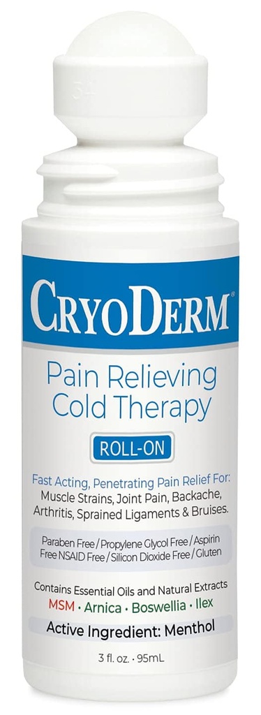 Cryoderm Cold Roll-On 3oz