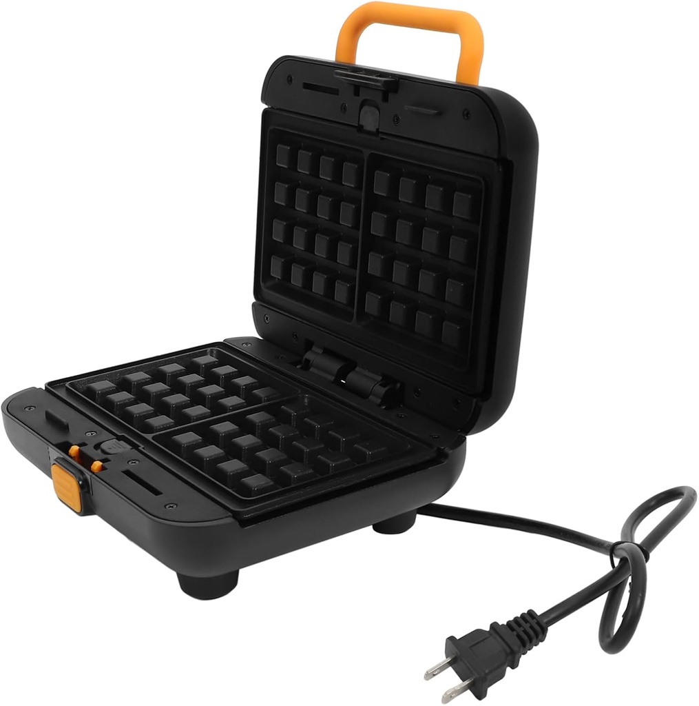 1set Waffle Maker Non-stick Coating Compact Multifunctional Breakfast Machine for Sandwiches Donuts and More Us Versatile Cooking Tool for Quick Meals