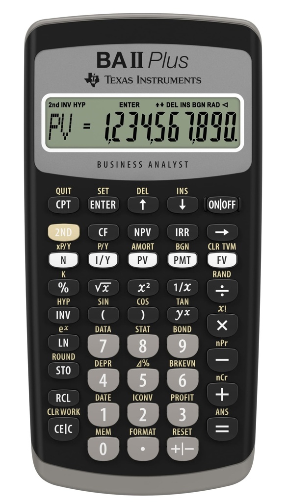 Texas Instruments BA II Plus Finanzrechner