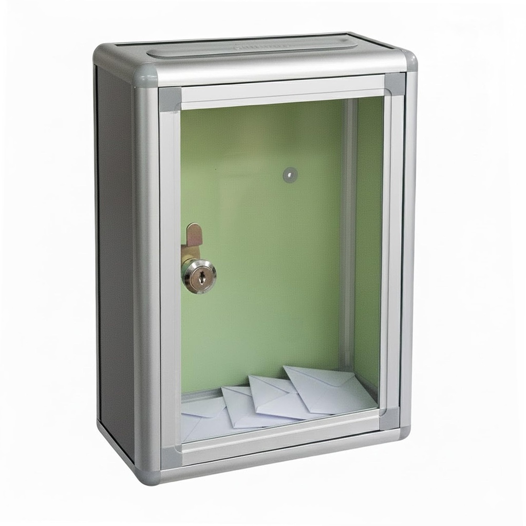 oddpodTM Multipurpose Wall-Mounting Letter Box/Suggestion Box/Complaint Box/Ballot Box/Spendenbox mit Lock-Transparent