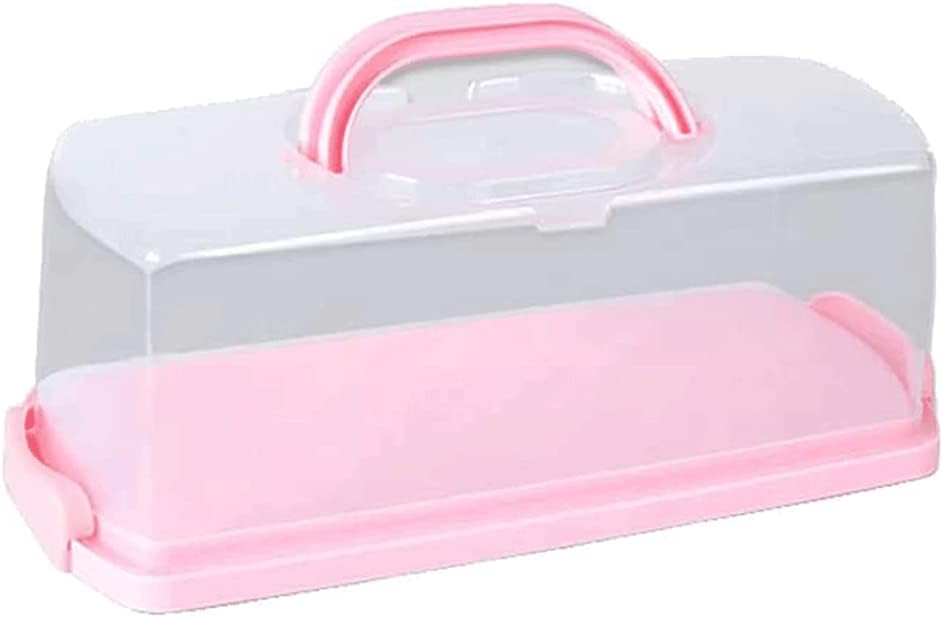 Practical Bread Box Bread Box Portable Handle Bread Bin with Clear Cover Practical Bread Holder Large Capacity Rectangular Bread Storage Save Space