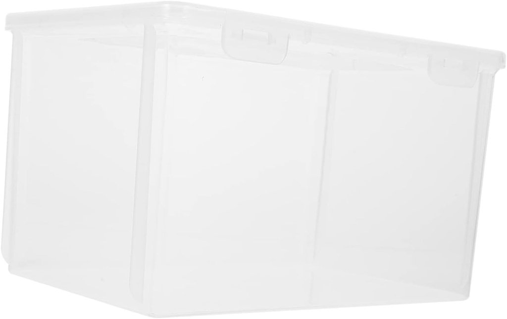 GLEAVI Kitchen Bread Case Refrigerator Bread Box Flour Storage Container Fruit Snacks Made of Plastic