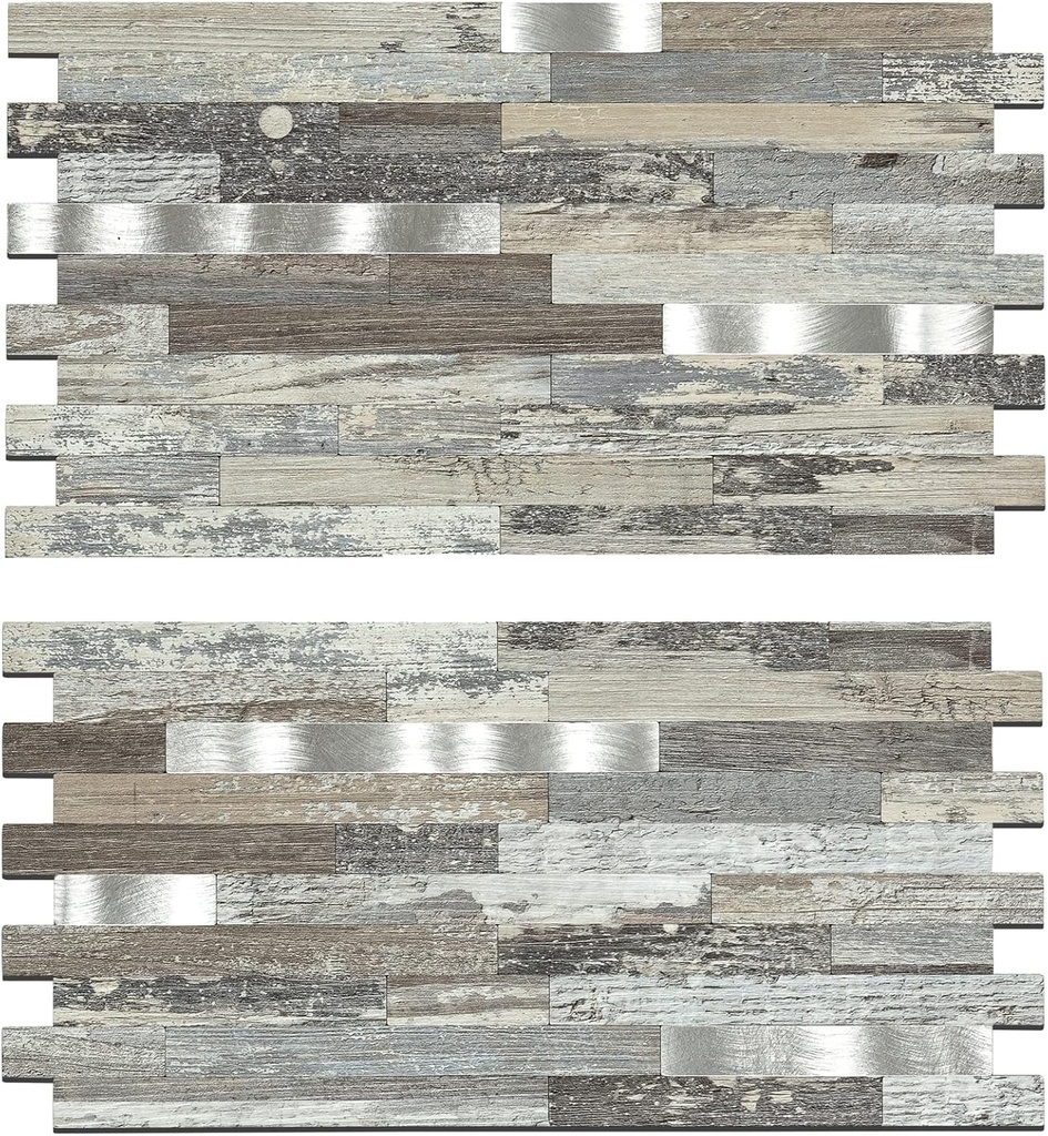 Midcard 20 Sheets Peel and Stick Backsplash PVC Wall Tile,for Kitchen Backsplash