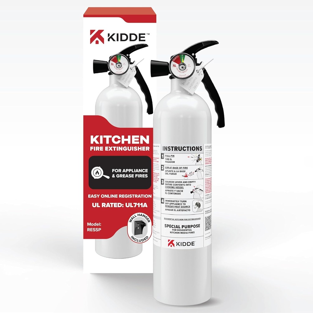 Kidde Fire Extinguisher for Kitchen, Residential, Single-Use, 711A
