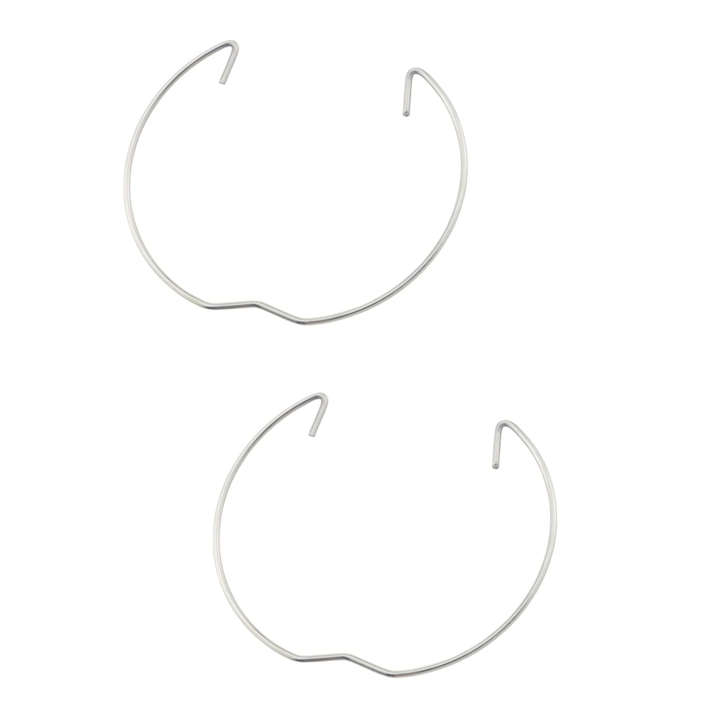 20PCS Light Fixture Retaining Metal Spring Clamp Rings Heart Shaped Electrical Lamp Socket Fixing Part Suitable for Spotlight and Downlight