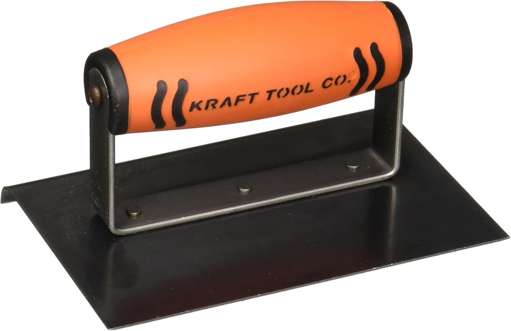 Kraft Tool CF573PF 3/8-Inch Radius Blue Steel Hand Edger with ProForm Handle, 6 x 4-Inch