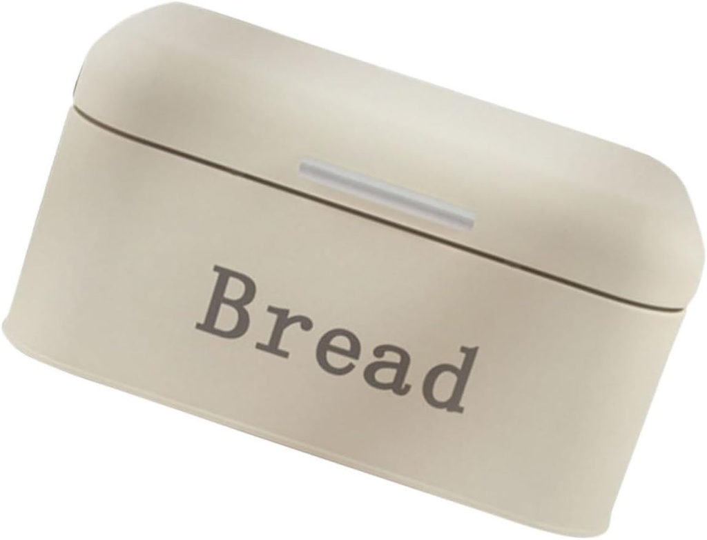 Alipis Bread Box Handle Kitchen Countertop Bread Holder Metal Storage Container for Pantry