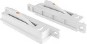 Brixwell Single Action WOCD Set with Limit Control Device, Plastic Material, White Finish, 3-1/2" Height, 3/4" Width, Left and Right Hand, Includes Limit Control Feature for Sliding Windows