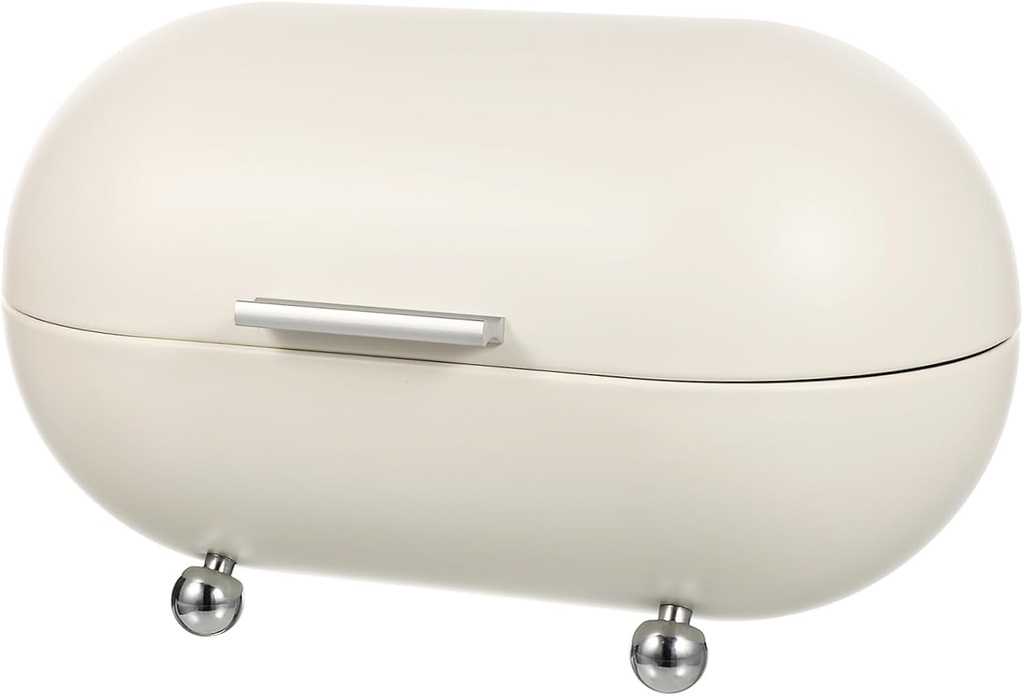 Stylish Bread Storage Container Multi-function Bread Holder Kitchen Food Organizer Metal Box Wide Base