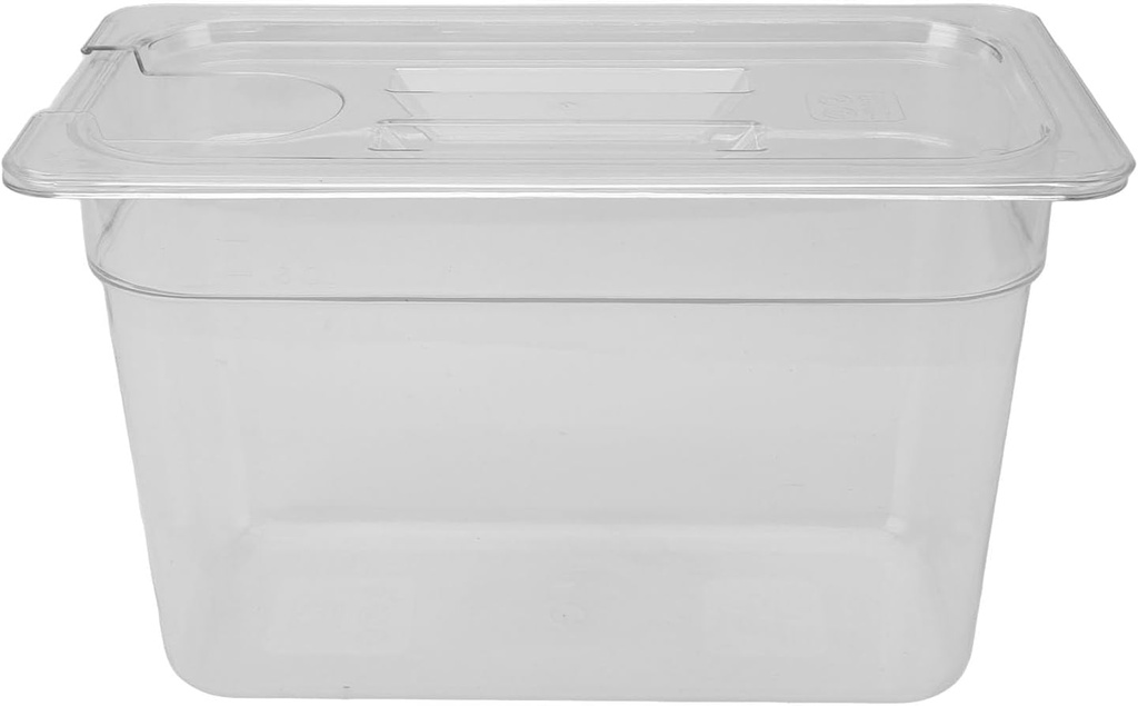 Clear Slow Cooking Container, 6.9L Low Temperature Slow Cooker Storage Case Transparent Low Temperature Cooking Case for Kitchen