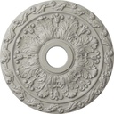 Ekena Millwork CM19SPPCF Spring Leaf Ceiling Medallion, Pot of Cream