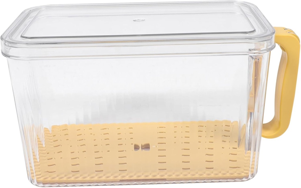 Crisper Box Toast Box Bread Preservation Storage Toast Storage Container for Fridge Fruit Fresh Keeping