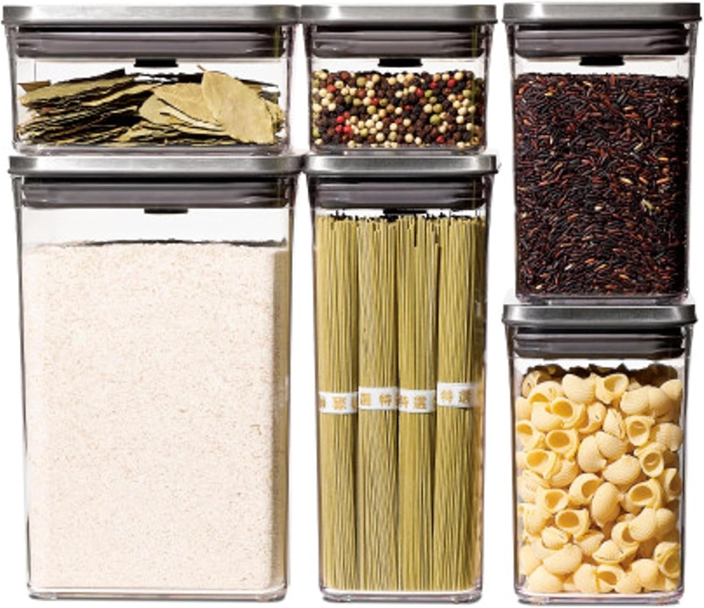 OXO SteeL 6-Piece POP Container Set