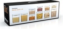 ClickClack Pantry-Cube Food Storage Containers, White, Set of 10