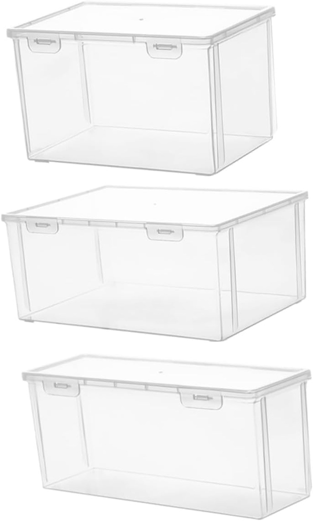 3pcs Bread Storage Container Bread Holder Containers Storage Airtight Loaf Box