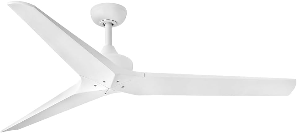 Hinkley Fan Chisel 60" Smart Fan, Matte White