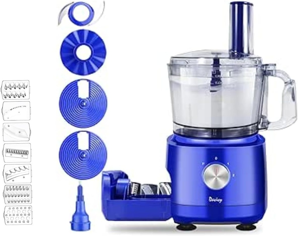 7-Cup Food Processor with Extra Blades Set Bundle