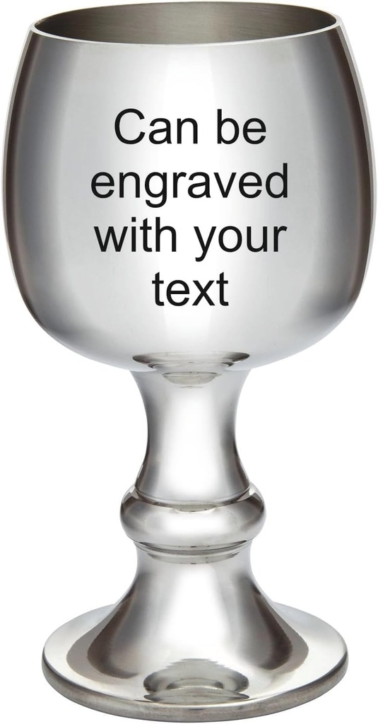 Tulip Pewter Goblet (Customized)