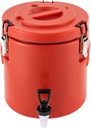 10L Insulated Beverage Dispenser with Faucet, Food-Grade 304 Stainless Steel Hot & Cold Drink Server for Parties, Cafes, Camping & Home