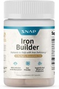 Snap Supplements Natural Iron Builder Supplements, 21mg Iron Pills to Increase Energy, Metabolism & Digestion, Absorbs Quickly Vitamins Organic Nutrients (60 Capsules)