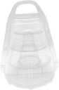 Handheld Biscuits Container Macaroon Box for Desserts Candy Table Decorations Macaron Tower Food Boxes Clasp Elegant