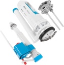 Toilet Flush Valve Replacement Kit Water Inlet and Drain Seals for Tanks Leak Water Tank Button Accessory for
