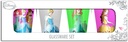 Silver Buffalo DP031SG2 Disney Princess Standing Mini Glass Set, 4-Pack