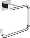 GROHE Essentials Cube Toilet Paper Holder, StarLight Chrome, 1