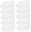 Garneck Tiramisu Cake Storage Boxes 10pcs Small Mousse Cake Boxes Baked Goods Containers