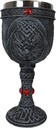 Ebros Ancient Celtic Knotwork Double Dragons Protecting Blood Vial Wine Goblet Chalice Cup 6oz Gothic Dungeons And Dragons Medieval Elixir Of Life Party Prop Decor