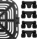 Air Fryer Rubber Bumpers, 4 Packs Air Fryer Replacement Parts for Instant Pot Gourmia Cosori and other Air Fryers, Air Fryer Accessories Silicone Protective Feet Tips Tabs to Prevent Basket Damage