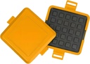 Compact Microwave Sandwich Waffle Maker, Non-Stick Toaster, Quick-Heat Panini Press for Home, Dorm, Office