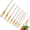 Yardwe 8pcs Pollination Brush Set, Manual Pollinator Tool for Succulents, Fruit Trees, and Flowers, Multi-Size Synthetic Brushes for Efficient Pollination, Portable and Easy to Use for Garden