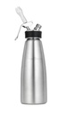 iSi North America Cream Profi Whip (1 Qt) - Stainless Steel Professional Whipped Cream Dispenser, Yields 5X for Cold Preparations, Dishwasher Safe, Essential Kitchen Gadgets for Coffee & Dessert