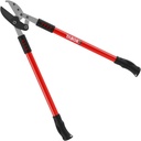 TABOR TOOLS GG12A Anvil Lopper with Compound Action, 30 Inch Tree Trimmer, Thick Branch Cutter with ⌀ 2 Inch Cutting Capacity, Chops Thick Branches with Ease.