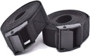 RIO Direct 2PCS Tie Down Straps, Heavy Duty Lashing Straps Adjustable Cam Buckle Tie-Down Straps for Motorcycle, Cargo, Trucks,Trailer,Luggage- 9.8' x 1" Black