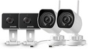Zmodo Cameras for Home Security (Indoor & Outdoor Camera Bundle), 1080p HD, IP Camera Wireless WiFi, Motion Detection, Two-Way Talk, Night Vision, Remote View, Cloud Service, Work with Alexa/Google