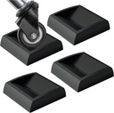 WELLGO Bed Stoppers & Furniture Cups 4pack 2"x2" - Premium Silicone Casters Furniture Wheel Stoppers fit All Wheels of Furniture, Sofa Bed Chairs-Made up of Solid Silicone Prevents Scratches