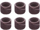 Dremel 408 1/2-Inch Sander Bands, Coarse, 6 Pack, Rotary Tool Accessory