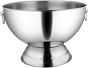 Winco SPB-35 Stainless Steel Punch Bowl with Handles, 3.5-Gallon, Medium