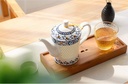 Sake Set Tea Pots, Hollow Ceramic Tea Sake Set Sake Cup Set with Warmer Gift Box Packaging