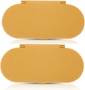 Fit for Pool Heater LCD Display & Control Panel Cover for AquaCal SunBlazer SB128AHDSBLA, Ginger Yellow, 2 Pack