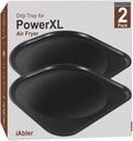 Genuine Air Fryer Drip Tray for PowerXL Air Fryer Replacement Drip for PowerXL 10 Qt Vortex Air Fryer Pro, Pro Plus, 6Qt Power AirFryer Pro, Oven Deluxe,Oven Pro, 8Qt Power AirFryer Pro, NonStick